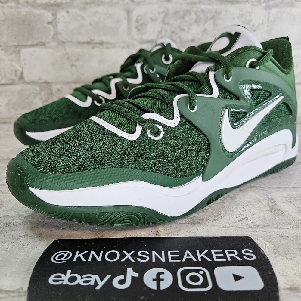 Nike KD15 TB Promo Gorge Green White Basketball DX6648-300 Men's Size 13